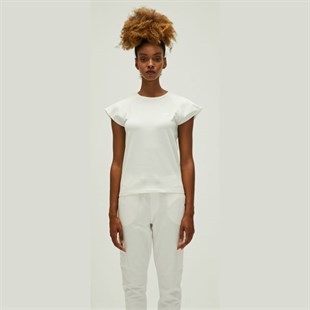 Bad Bear Mudra T-Shirt Kadın Kısa Kollu Beyaz Tişört 22.03.07.002