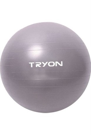 Tryon PT-55 Anti-Burst Gym Ball Pilates Topu Gri 55 cm 